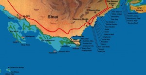 map of sharm el sheikh dive maps